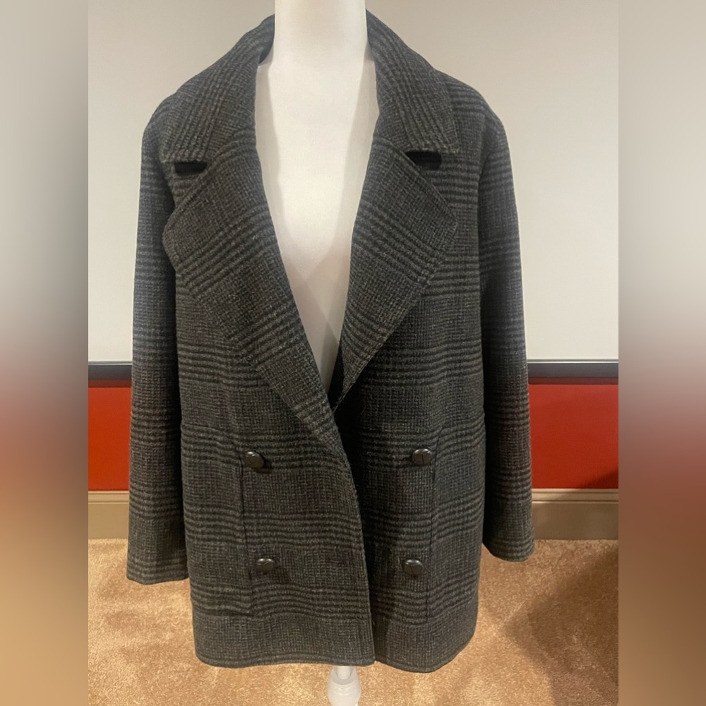 TRF Zara  L-XL Pea coat. Never worn.